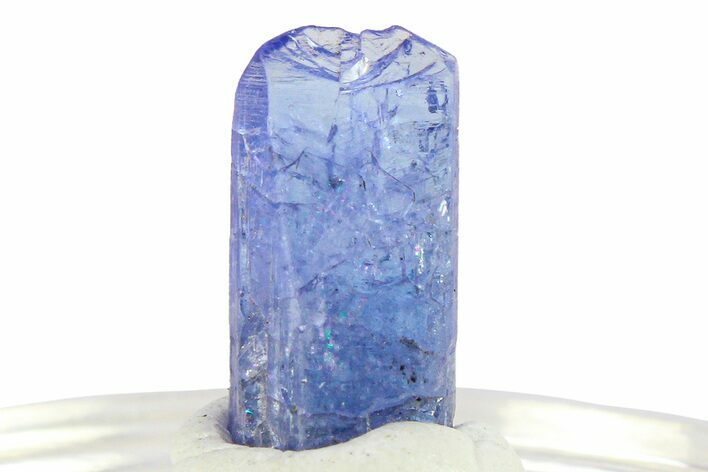 Brilliant Blue-Violet Tanzanite Crystal -Merelani Hills, Tanzania #293429